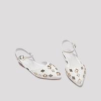 E8 by Miista SS17 Takuhi White Flats E8 Flats