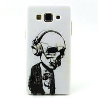 Earphone skeleton Pattern TPU Soft Case for Galaxy A5/Galaxy A3