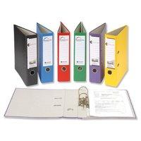 eastlight karnival lever arch file paper over board slotted 70mm a4 bl ...