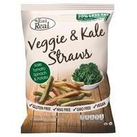 eat real veggie kale straws 113g