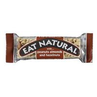 eat natural peanut almond hazelnut bar 50g