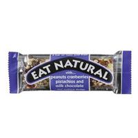 Eat Natural Pnut Cranberry Cashews Choc 45g