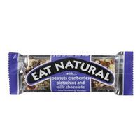 eat natural pnut cranberry cashews choc 45g