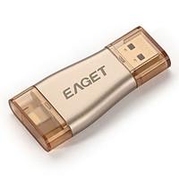 EAGET I50 64GB For iPhone OTG USB 3.0 Flash Drives 100% Capacity Expansion For iPhone/iPad/iPod, Micro Pen Drive For PC