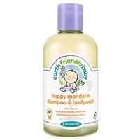 earth friendly baby happy mandarin shampoo ampamp bodywash 250ml