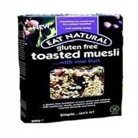 Eat Natural G/F Toasted Muesli- Vine Fruit 500g (1 x 500g)