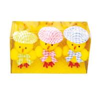 Easter 3pc Chicks In Hats - Single