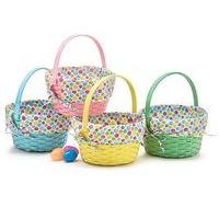 Easter 3 Pk Baskets - Pink/green/yellow