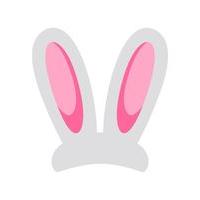 easter bunny ear clips pink single