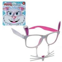 Easter Arts & Craft Bonnet Decorations Egg Hunt - Bunny Glasses With Whiskers