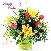 Easter flowers Easter cards (Pack of 6)