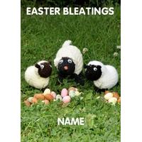easter bleatings knit and purl card