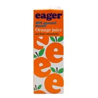 eager squeezed smooth orange juice litre