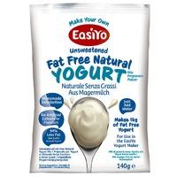 Easiyo Unsweetened Fat Free Natural Yogurt 140g - 140 g