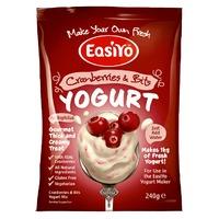 Easiyo Yogurt Base n Bits Greek n Cranberry 240g - 240 g