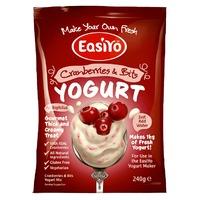 easiyo yogurt base n bits greek n cranberry 240g 240g