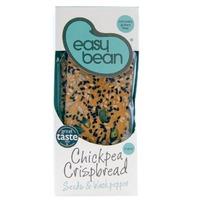 Easy Bean Chickpea Crispbread Seeds & Black Pepper 110g - 110 g, Black