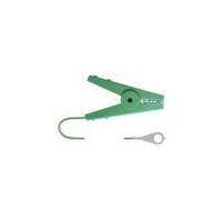 Earth link with clamp, green, 100 cm