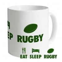 Eat Sleep Rugby Mug