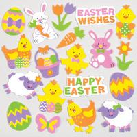easter foam stickers pack of 120