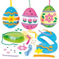 Easter Egg Decoration Sewing Kits (Pack of 3)