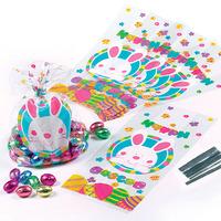 Easter Bunny Cellophane Bags (Pack of 20)