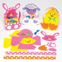 easter character basket kits pack of 6