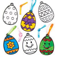 Easter Egg Suncatcher Decorations (Pack of 8)