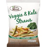 eat real veggie kale gluten free straw crisps 113g