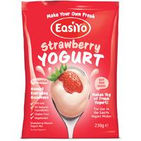 easiyo strawberry yoghurt 230g