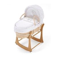 East Coast Silver Cloud Moses Basket-Counting Sheep