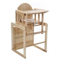 east coast wooden combination highchair natural
