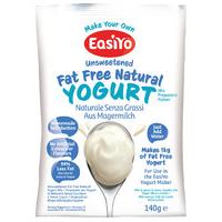 EasiYo Fat Free Natural Yoghurt - 140g
