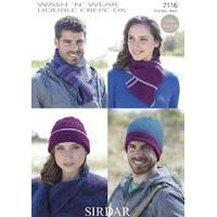 easy crochet hat and scarf in sirdar wash n wear starter kit