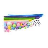 Easter Pipe Cleaners and Poms Craft Pack 80 Pieces