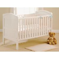 East Coast Country Cot Bed in White