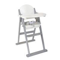 East Coast Folding Highchair in White and Grey