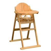 East Coast Wooden Folding Highchair in Natural