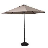 EASY UP ALUMINIUM PARASOL in Taupe - 3.3m