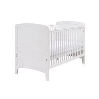EAST COAST BABY & TODDLER COT BED in White Venice Design