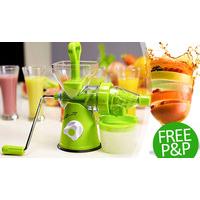 Easy Wind Juicer Kit with Ice Cream Moulds - Free P&P