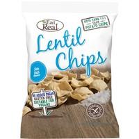 eat real lentil chips sea salt 40g