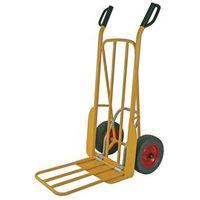 EASY TIP HANDTRUCK WITHKNUCKLE PROTECTION HANDGRIPS AND PNEUMATIC TYRED WHEELS