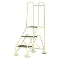 EASY GLIDE MOBILE 3 STEP FULL HANDRAIL - BEIGE 840 X 1450 X 560