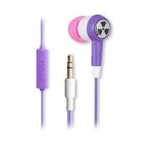 earpollution ozone earbuds with microphone purplepink