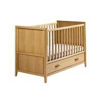 East Coast Dorset Cot Bed Includes Drawer With Dark Handle