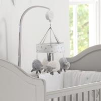 east coast silver cloud cot mobile counting sheep