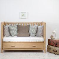 East Coast Dorset Cot Bed Includes Drawer With Oak Handle
