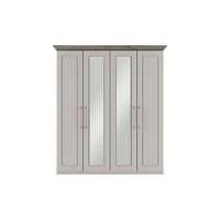 Eaton 4 Door Centre Mirror Wardrobe
