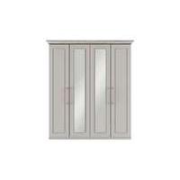 Eaton 4 Door Centre Mirror Wardrobe